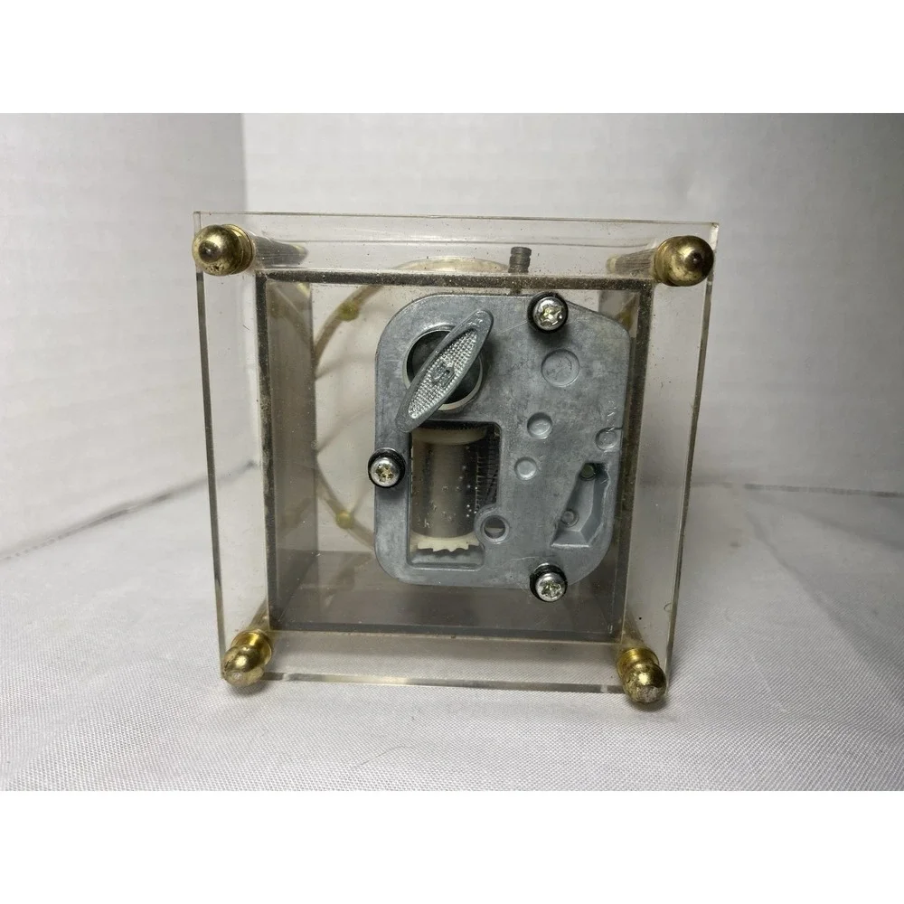 Vintage 1970s Bird Cage Music Box Sankyo Made In Japan Works TESTED!